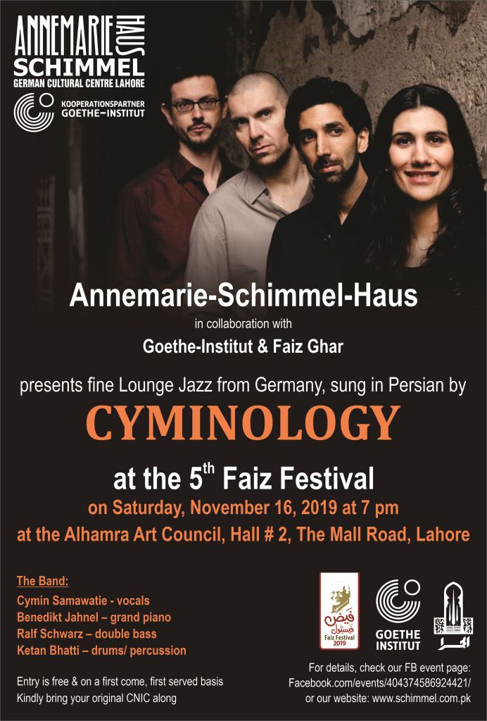 German Jazz Concert  by Cyminology at Faiz Festival 2019