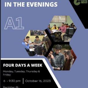 Introducing Evening Programme – On-campus A1 German Language Course